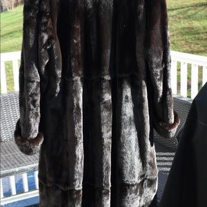 Mink fur coat